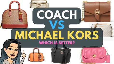 do more people buy coach than michael kors|coach or michael kors bags.